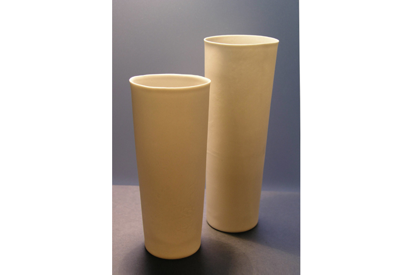 schmale Becher/Vasen, Höhe: ca. 12,0 / 14,5 cm